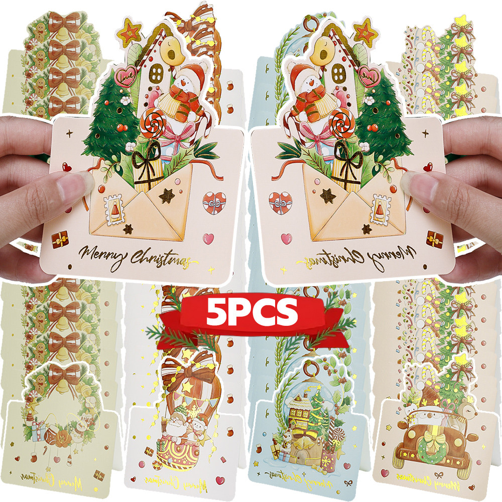 การ์ดคริสต์มาสพร้อมองค์ประกอบฟอยล์สีทอง | การออกแบบวันหยุดกวางเรนเดียร์ซานตาคลอส – การ์ดกระดาษพรีเมี่ยมสําหรับเด็กเพื่อนครอบครัว