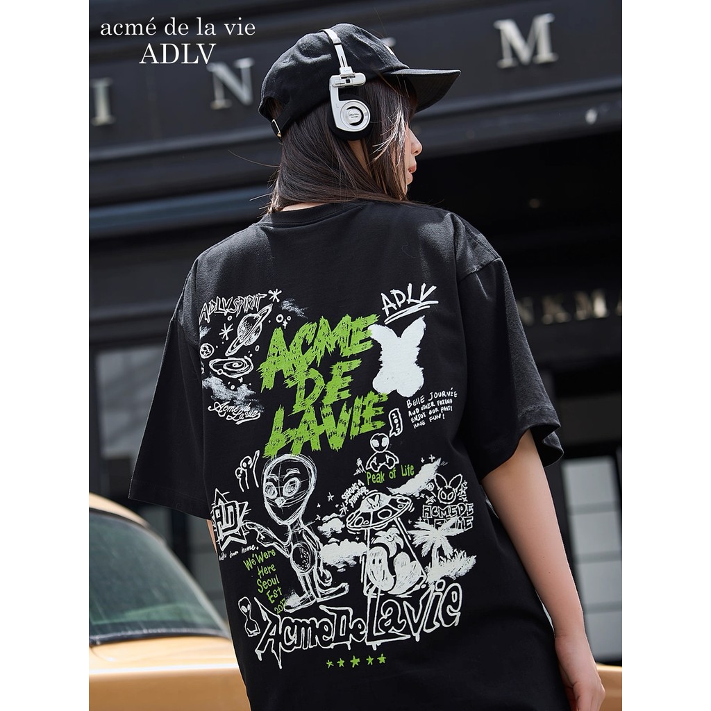 2025 ใหม่ Acme de Ia vie AdIv ALIEN UNIVERSE SHORT SLEEVE T-SHIRT