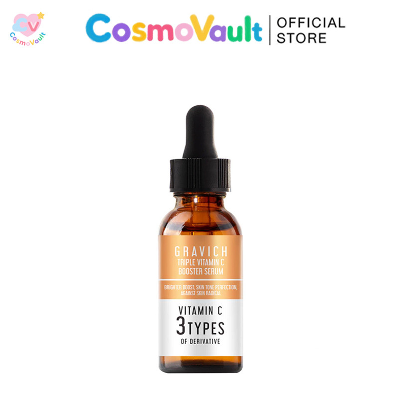 Gravich Triple Vitamin C Booster Serum เซรั่มวิตามินซี ผิวกระจ่างใส 30ml (Vitamin C/Blue Pentapeptid