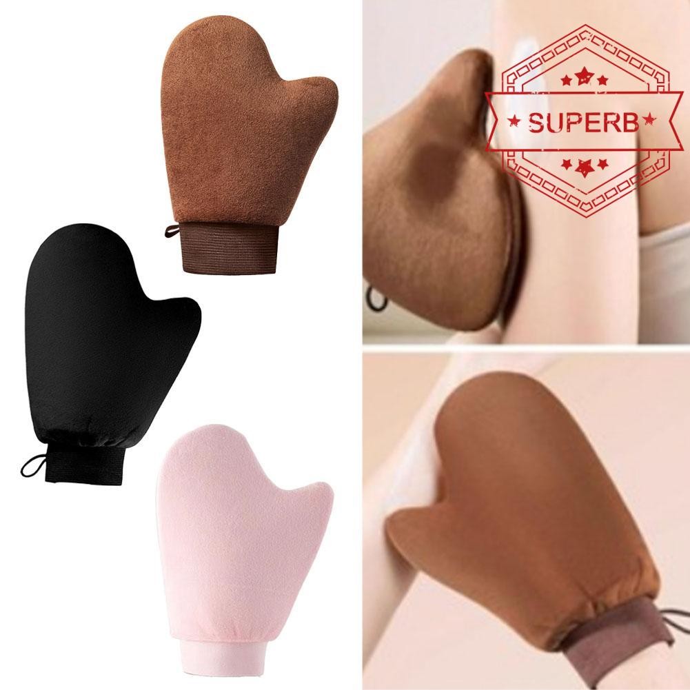 Self Tanning Glove Reusable Body Face Self-tanning Lotion Double-sided Applicator G2u9