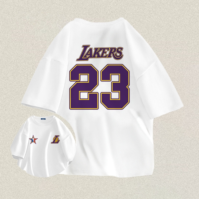 [ในสต็อก]2025 เสื้อผ้าใหม่, Unisex ฤดูร้อน 23rd พิมพ์รอบคอแขนสั้นเสื้อยืด,แฟชั่นสบายๆ Streetwear Top