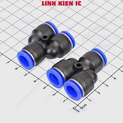 [3 ชิ้น]- PY10 Linhkien IC 10 มม. หลอดขั้วต่อนิวเมติกรูปตัว Y
