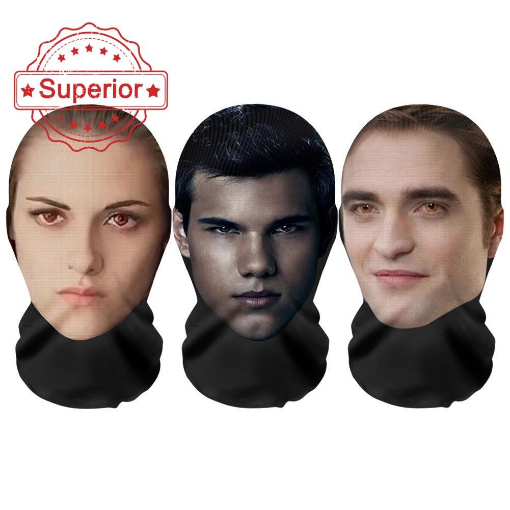 หน้ากากคอสเพลย์คนดัง 3D พิมพ์เต็มหน้า Kristen Pattinson Robert Z1