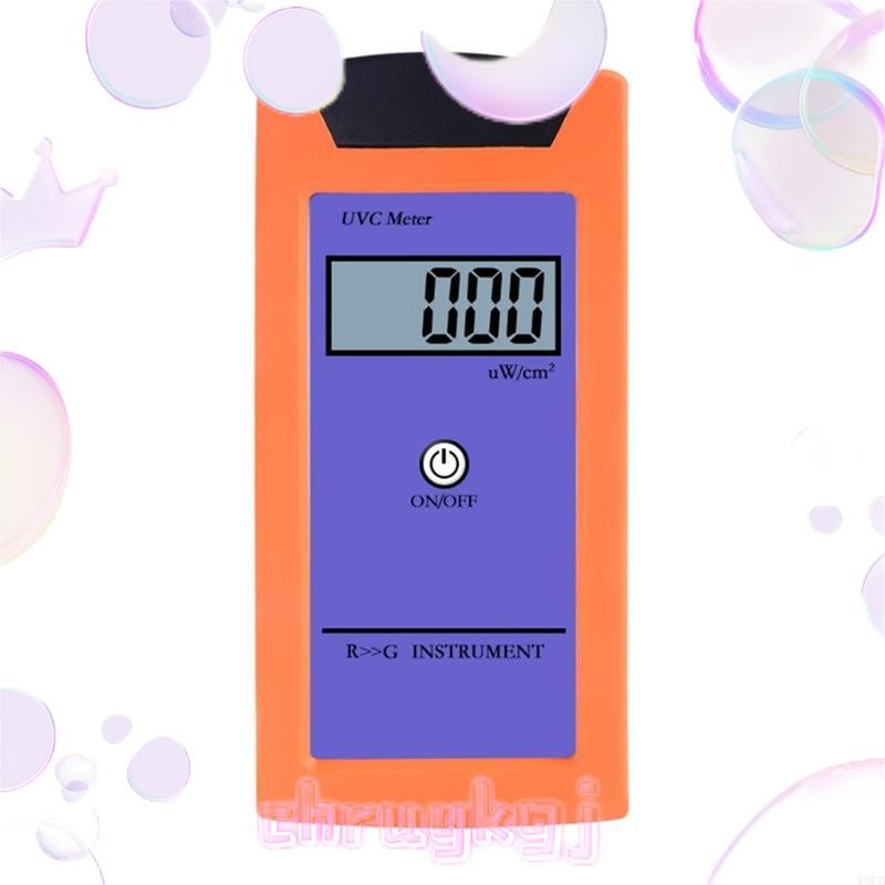 เครื่องวัดแสง 0-1999μW/Cm2 สัตว์เลื้อยคลาน UV Index Meter Spectrum 220-280NM UV เครื่องวัดรังสี chru