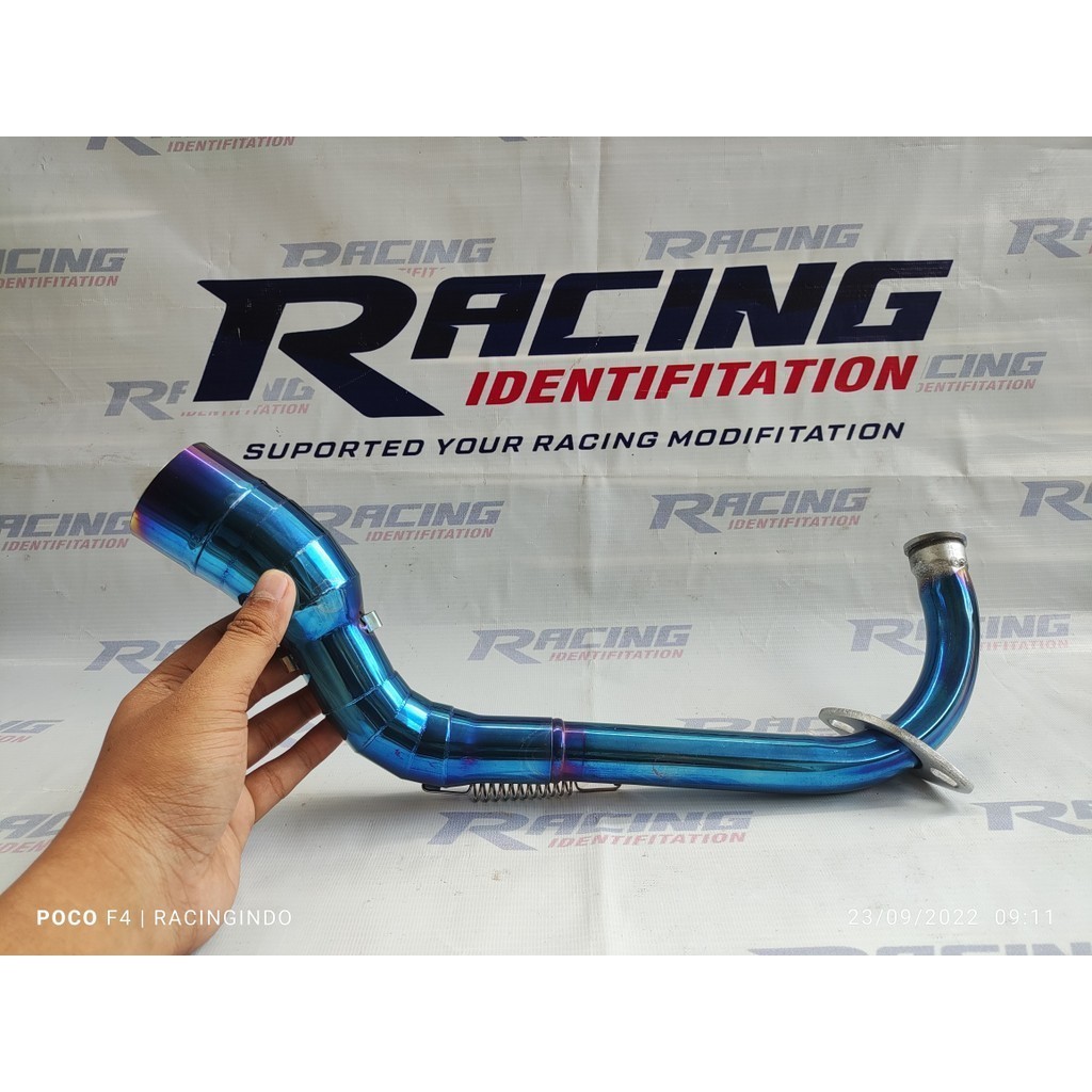 ท่อไอเสียท่อ 51 มม. ข้องอใหญ่ nlk/ds4 สําหรับ click zoomer ego s nmax v1 nmax v2 pck 160 adv 160