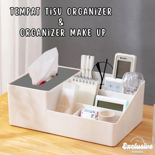 [XGoods] Tissue Tempat Penyimpanan Tissue Tempat Make Up Organizer Meja Tisu Kotak Tisu Estetik