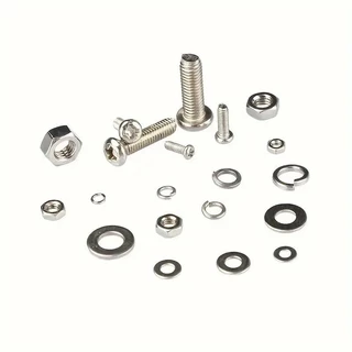 ชุดสกรูสแตนเลส 304 320ชิ้น M2-M5 พร้อมน็อต แหวนรอง กล่องจัดเก็บ งาน DIY ซ่อมแซม อเนกประสงค์ แข็งแรง ทนสนิม