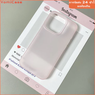 สครับเคสโปร่งใสสำหรับไอโฟน11 12 13 14plus 15PRO 16promax กรณีโทรศัพท์มือถือ ป้องกันการชนกัน6/7/8PLUS X/XR/XS PROMAX