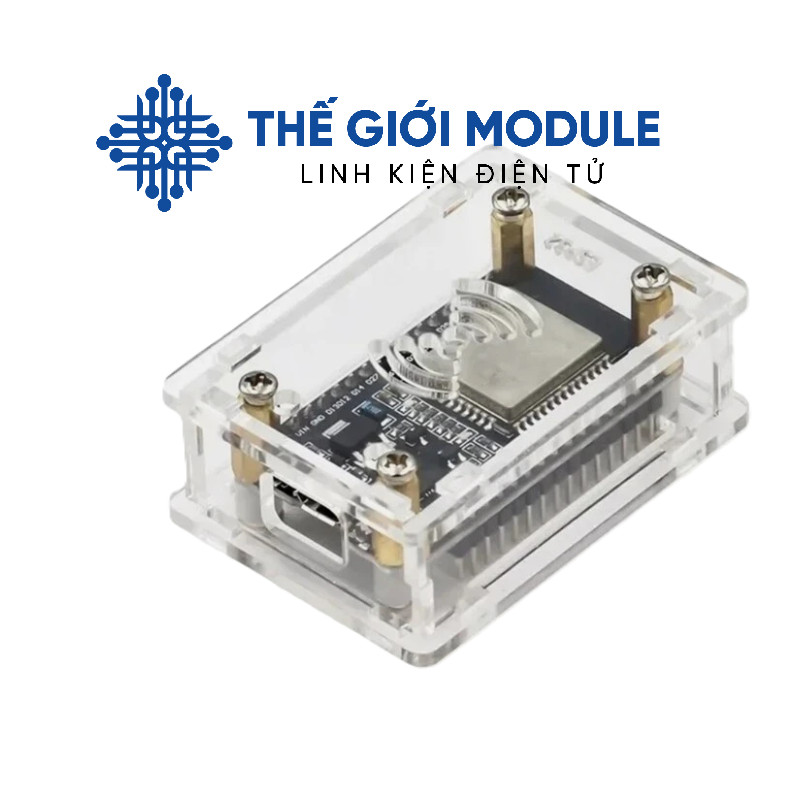 ESP32 NodeMcu Lua 30P CP2102 Development Kit mica Case - thegioimodule