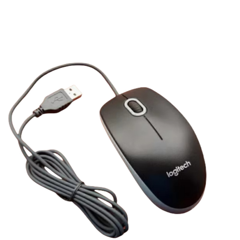 Original Logitech MK200MK120 เมาส์ USB แบบมีสาย Logitech M-U0026 เมาส์ USB แบบมีสาย