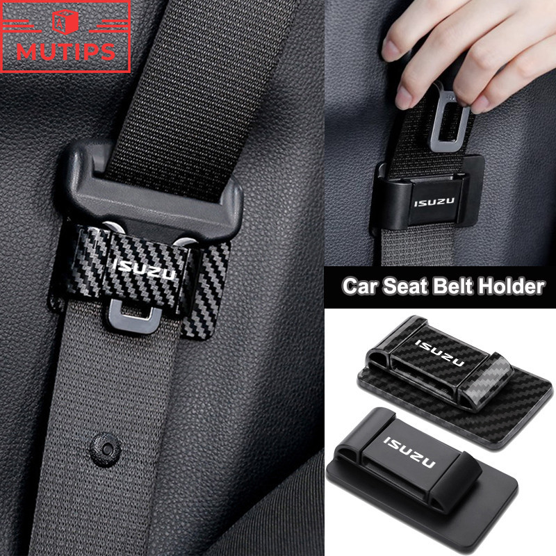 Isuzu วงเล็บเข็มขัดนิรภัยรถยนต์ คลิปป้องกันการชนกันของเข็มขัดนิรภัย ที่เก็บเข็มขัดนิรภัย Panther Elf Traga Dmax Mux Trooper MU7 TFR Crosswind Panther Sportivo