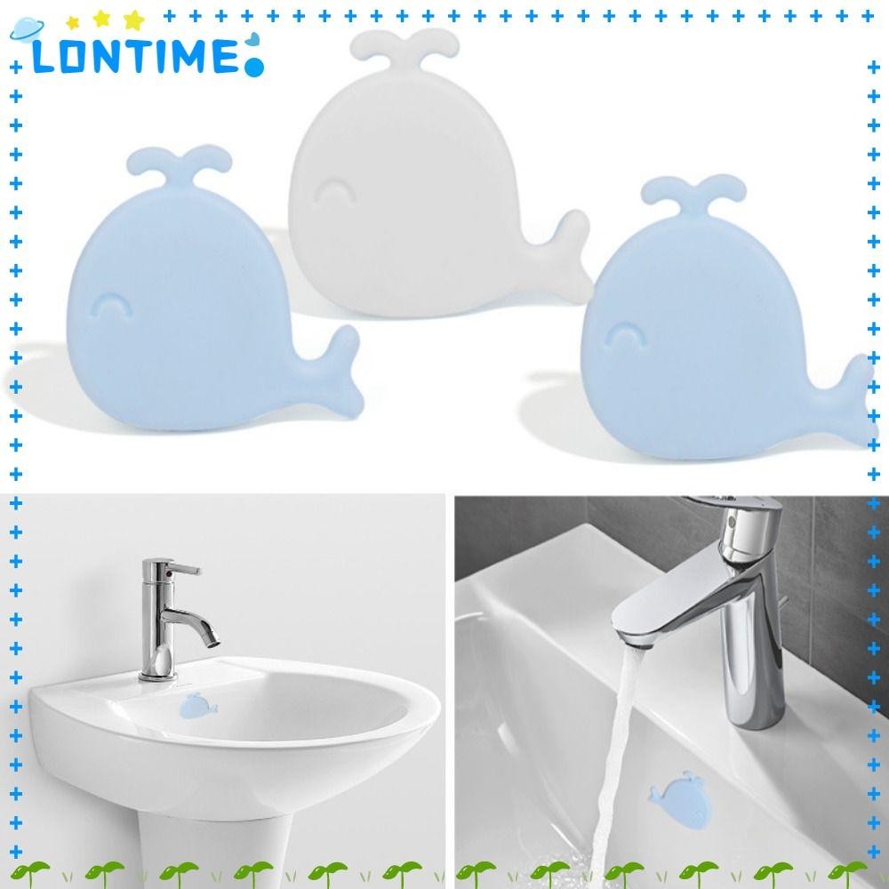 Lontime 2PCS ฝาครอบรูอ่างล้างจาน ซิลิโคนกันรั่ว ปิดผนึกกันล้น อุปกรณ์เสริมอ่างล้างจานห้องน้ําครัว สําหรับอ่างอาบน้ําที่บ้าน