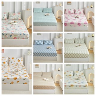Fitted Bedsheet Set Poly Cotton Single 2in1/Queen 4in1/King Size/CADAR TILAM/