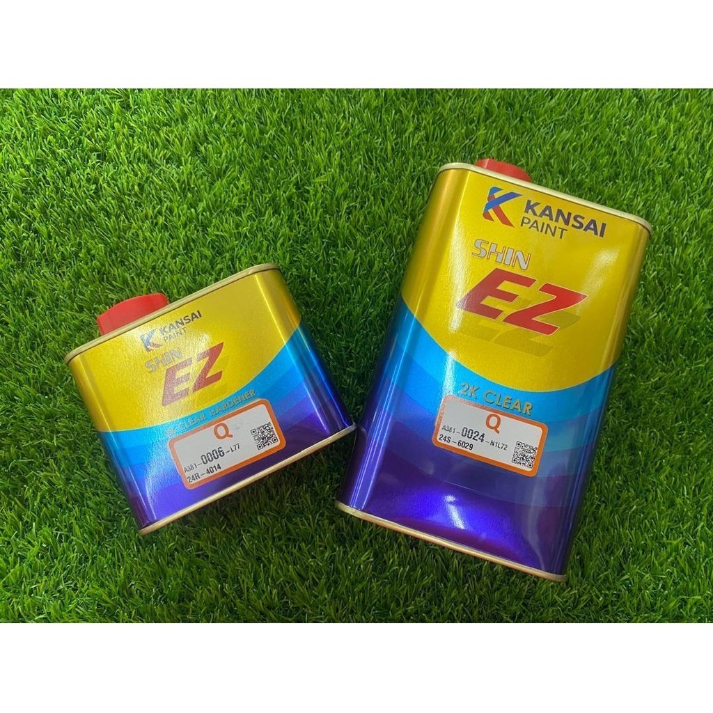 KANSAI Alesco 2K CLEAR FAST DRY CLEAR Q ( A381-0024 ) & HARDENER/2K CAR CLEAR