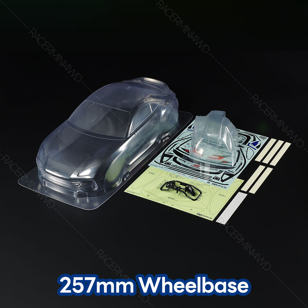 TAMIYA 51677 1/10 R/C Subaru BRZ (ZD8) Body Parts Set