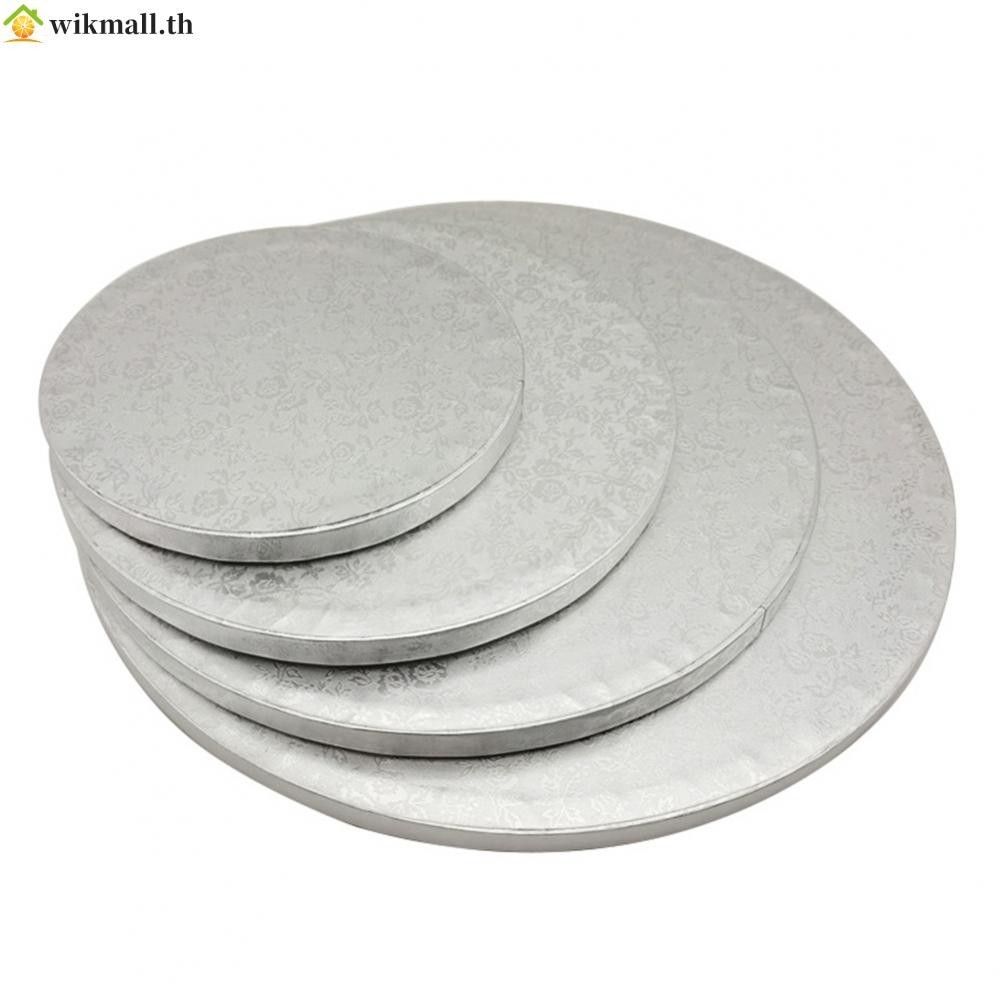 【WIK】Quality Round Cake Board Cake Drum 5 Sizes 14mm Thick Secure Cake Transportation
