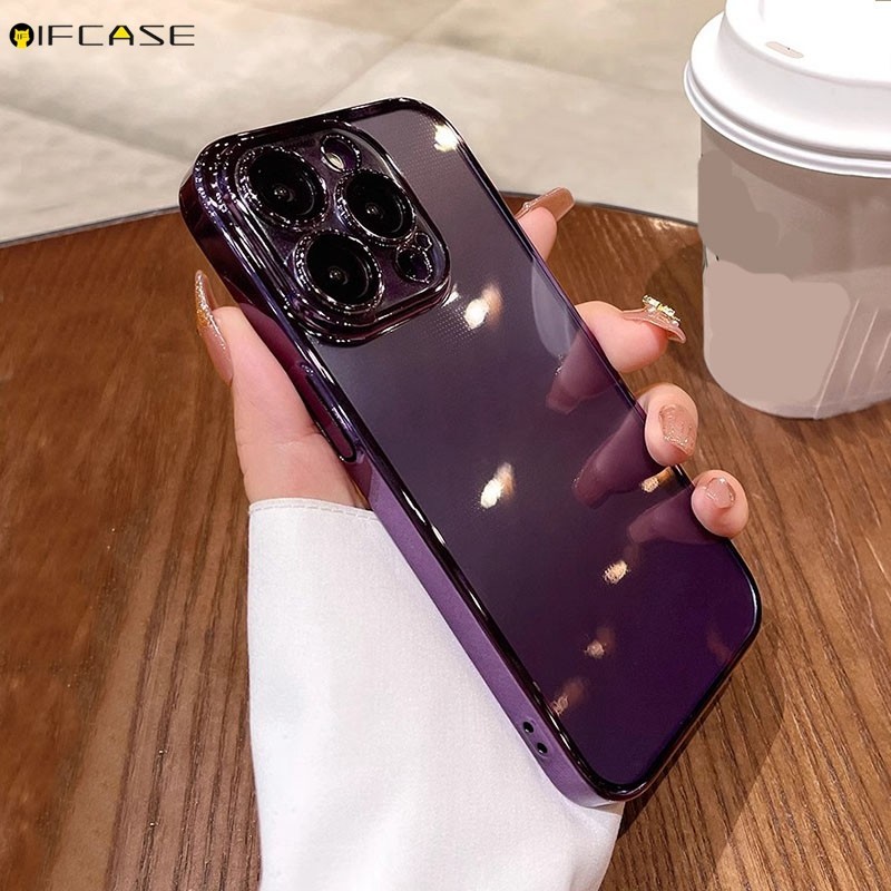สําหรับ OPPO Reno 7 5 Pro 4 SE Lite 7Z 6 6Z 5Z 5K 4Z 3 2Z 2F 2 Z 4G 5G เคสโทรศัพท์หรูหราชุบเงา Shining ธุรกิจ Simple โปร่งใสซิลิโคนนุ่มกรณีฝาครอบ ราคา ถูกที่สุด ดีลบีเคเค แกลเลอรีภาพที่ 8