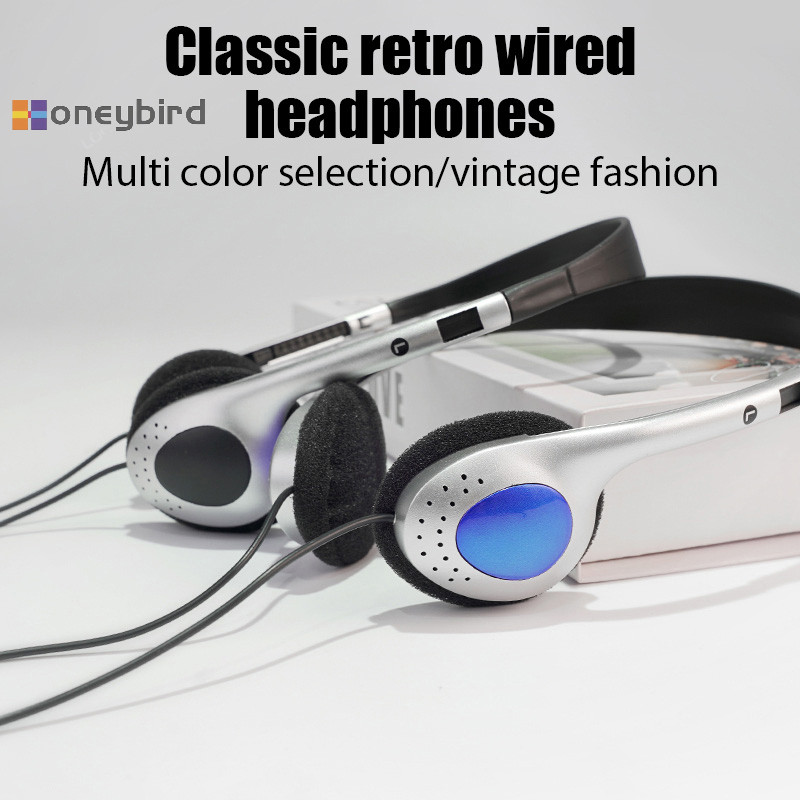 Honeybird แฟชั่น Vintage Retro คลาสสิกชุดหูฟัง 80s สําหรับ Sony Panasonic CD MD Walkman MP3 Shoog Pose หูฟังสําหรับ Xiaomi Samsung Nice