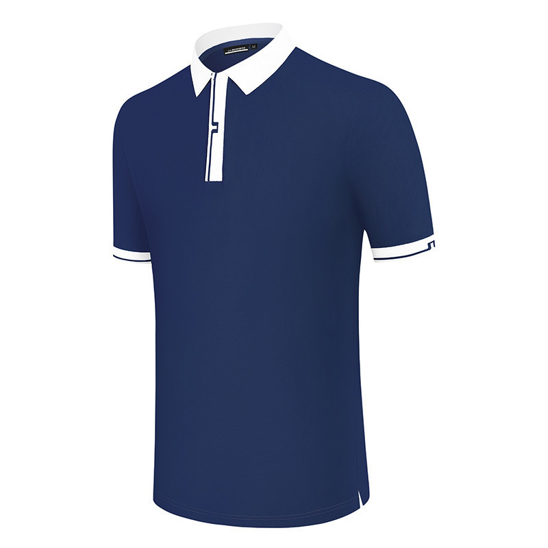 J LINDEBERG Golf Short-Sleeved T-Shirt Men Summer Comfortable Sports Polo Shirt Golf Clothing Men's Clothing Quick-Dryin