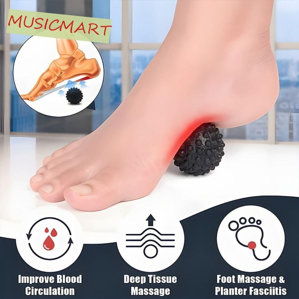 Musicmart ลูกบอลนวดโยคะ, รูปทุเรียนนูนจุดฟิตเนสนวด Anadesma นวดผ่อนคลายจุดหลากสีลูกบอลนวดมือถือสําหรับเท้า/ไหล่/คอ