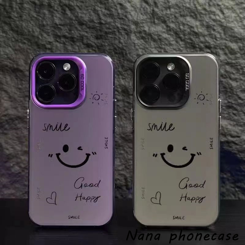 [จัดส่งภายใน 48 ชั่วโมง] เคสไอโฟน15 14 13 12 11ProMax Pro14P/15plus xsmax xs xr เคสโทรศัพท์สไมล์