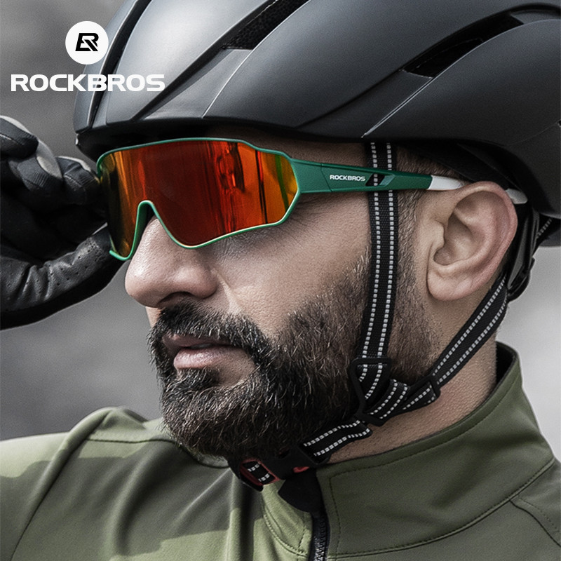 Rockbros แว่นตาขี่จักรยาน Anti-UV400 ผู้ชายผู้หญิง Windproof Photochromic/Polarized แว่นตากันแดดกีฬากลางแจ้ง MTB จักรยานเสือหมอบ Shades