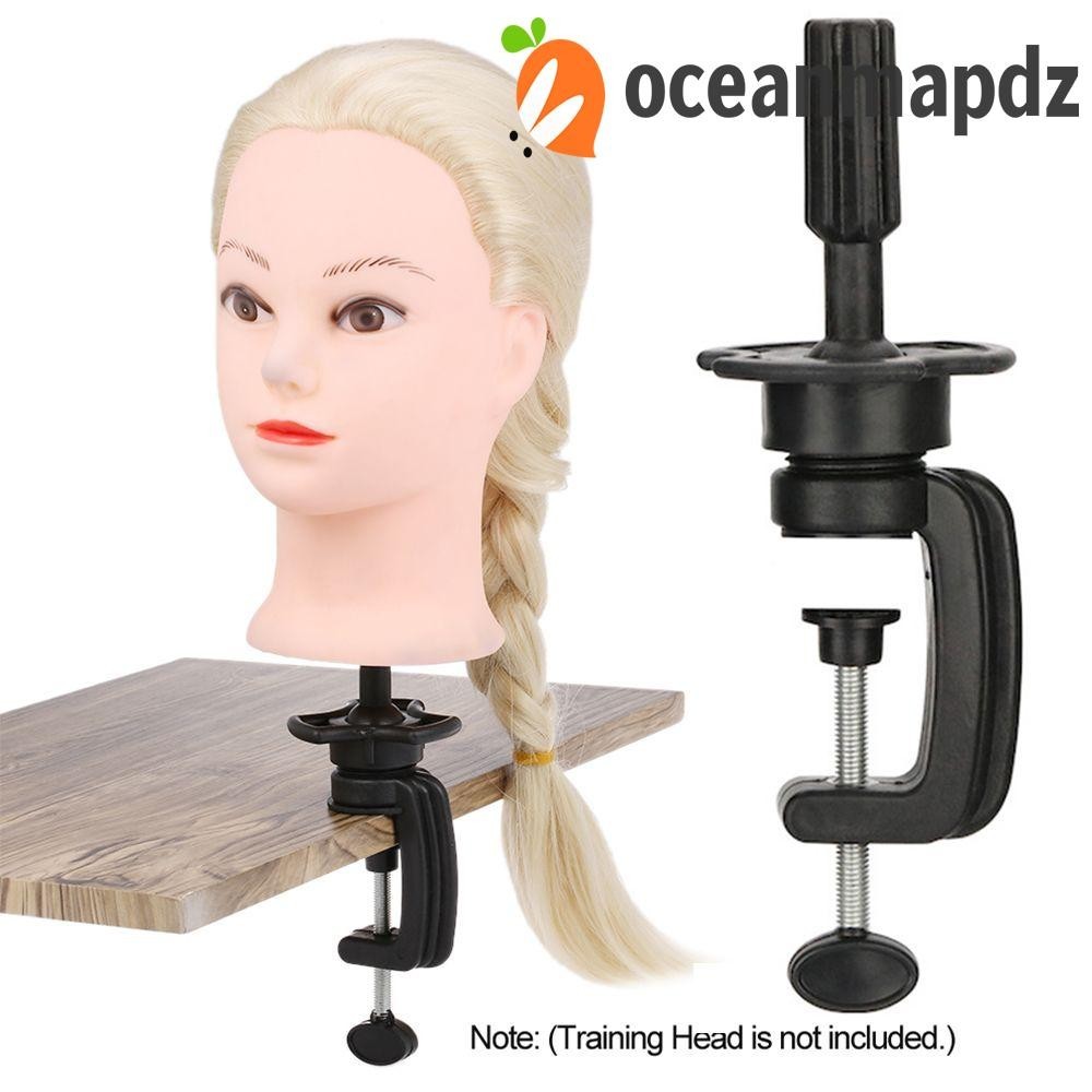 Oceanmapdz วิกผมขาตั้งตารางปรับทรงผมทําผม Dummy Hair Cosmetology การฝึกอบรมผู้ถือหัว
