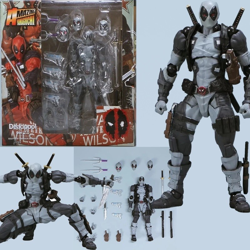Revoltech Deadpool 2.0 ของเล่น Action Figure Shf 011EX Mafex Deadpool Marvel Legends Movable Joint รุ่น ราคา ถูกที่สุด ดีลบีเคเค