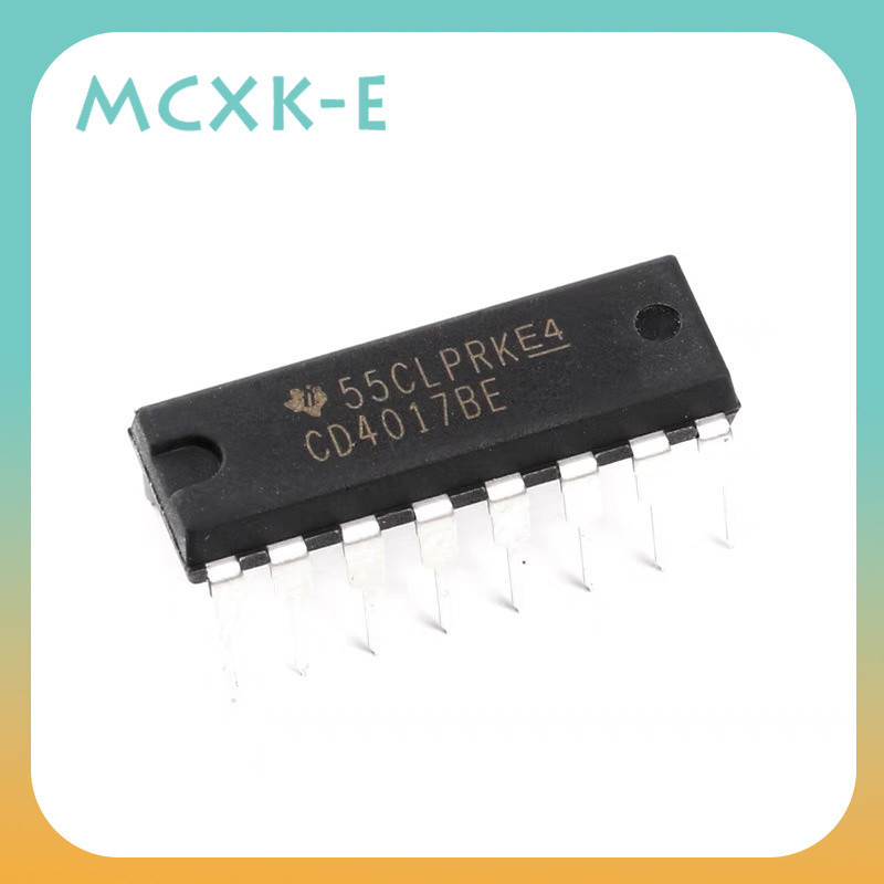 10 ชิ้นเดิม CD4017BE CD4017 DIP16 4017 ชิป IC