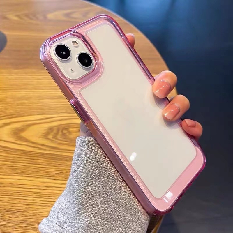 หรูหราคริสตัลใสกันกระแทกสําหรับ iPhone 17 Air 16 15 14 13 12 11 Pro Max Plus ฝาครอบโปร่งใส