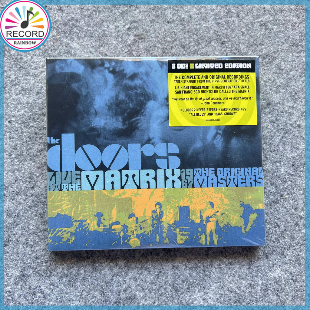 The Doors Live At The Matrix 1967 Original 3CD Album [Sealed] Brand New