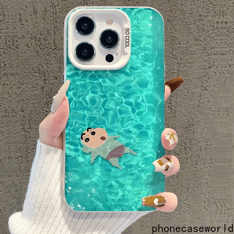 Soft TPU ว่ายน้ำ Xiaoxin เหมาะสำหรับ iPhone 11 12 13 14 15 Pro Promax Plus iPhone 7 8 P X XS XSMAX XR โทรศัพท์มือถือกรณี