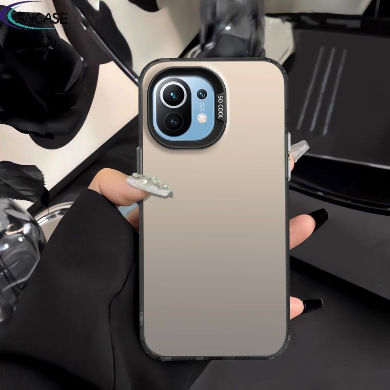 สําหรับ Xiaomi 11 lite 5G NE กรณี Mi 11 lite Mi 11 lite 5G เคสโทรศัพท์กันกระแทกป้องกันปกหลังป้องกันลายนิ้วมือ IMD