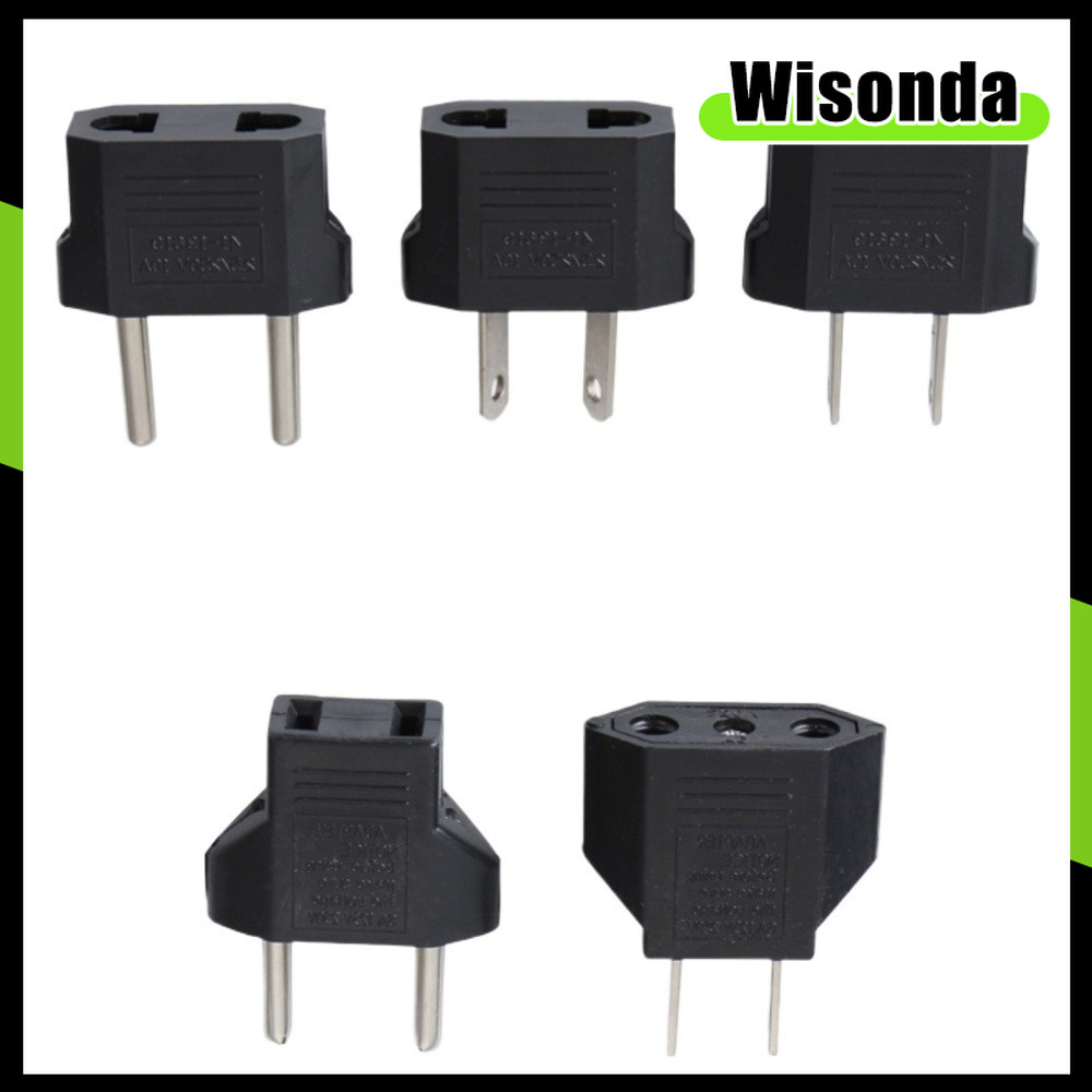 อะแดปเตอร์ปลั๊กไฟ US To EU Euro Euro Euro Euro Euro Europe Plug Power Plug Converter Travel Portable