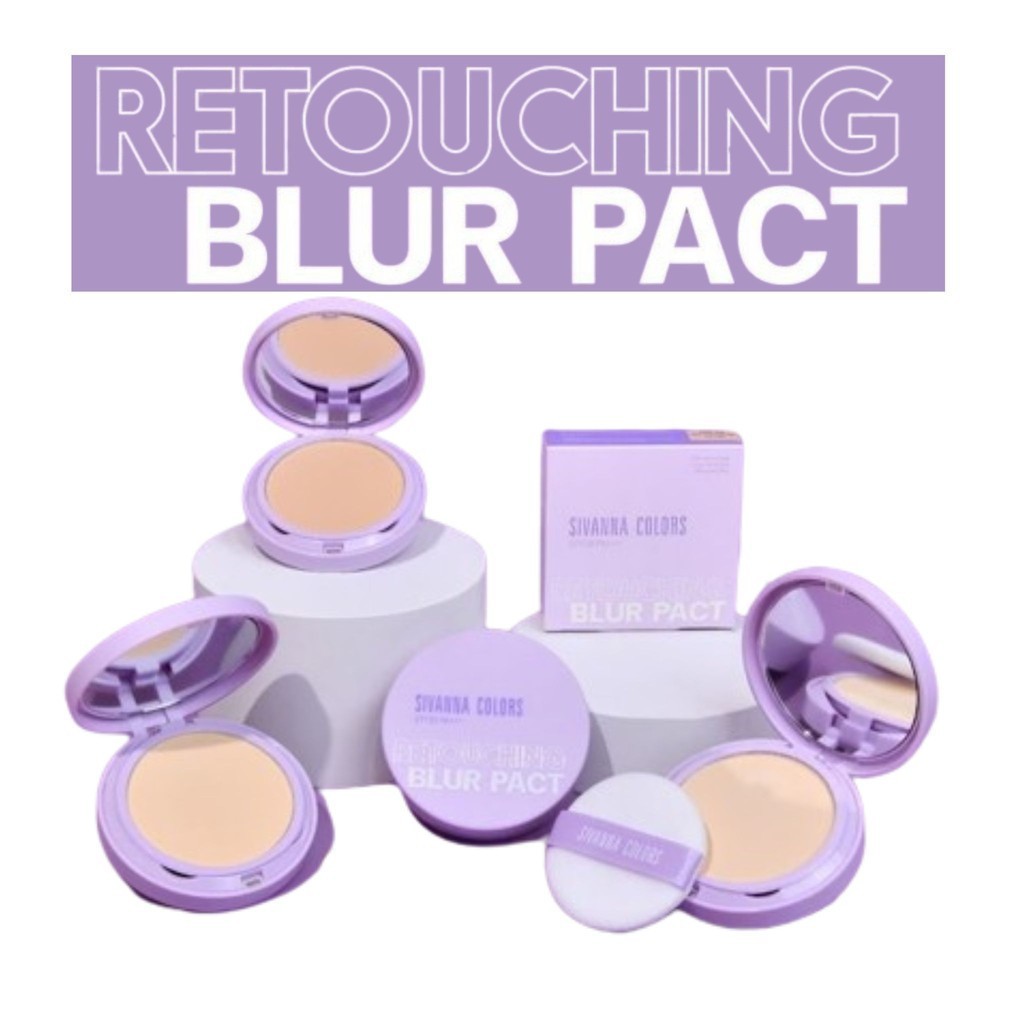 ของแท้·ส่งด่วน·ถูก Sivanna Retouching Foundation Powder Blur Pact Spf30 pa+++#HF100 ซิวานน่า ฟาวเดชั่น x 1 ชิ้น dayse
