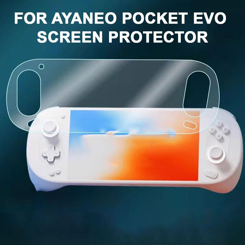 ป้องกันหน้าจอสําหรับ AYANEO Pocket EVO เกมคอนโซลฟิล์มนุ่ม Full Coverage ลายนิ้วมือฟรี Anti Scratch Ultra Sensitive