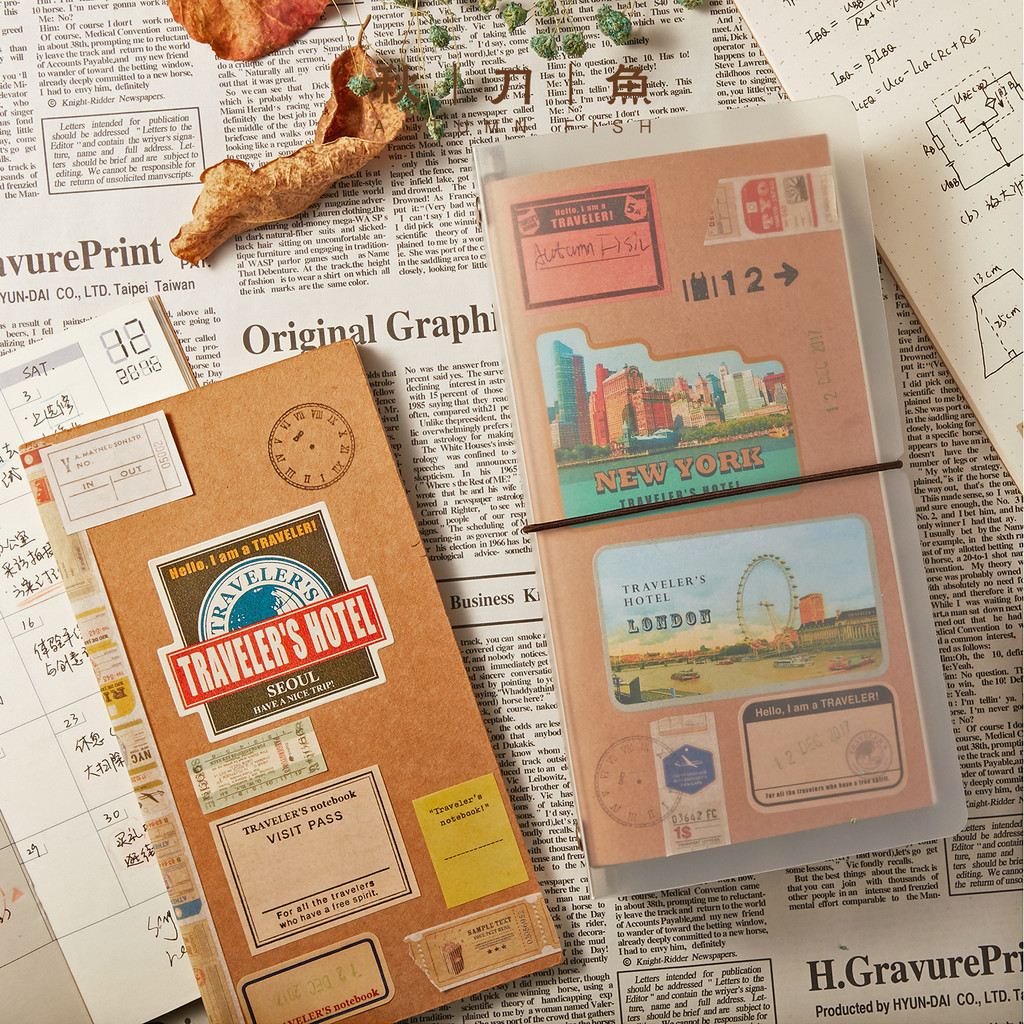 คู่มืออุปกรณ์เสริม Handbook Shell Traveler TN Standard Edition Refill Notes หนังสือเก็บโน๊ตบุ๊คแบบหลวม