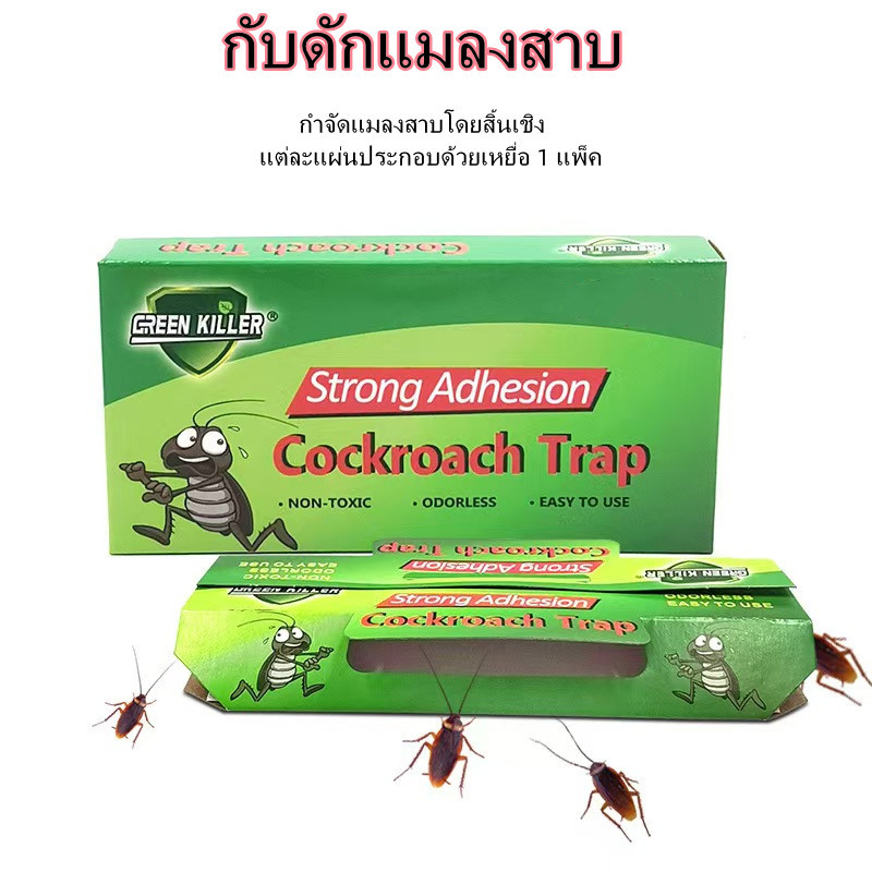 บ้านแมลงสาบ ดักแมลงสาป ดักจิ้งจก พร้อมเหยื่อล่อ 1ชิ้น