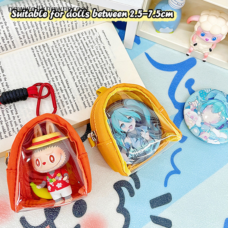 Newwellknowngreat PVC โปร่งใส Mystery กล่องสําหรับ 25-75 มม.ตุ๊กตาของเล่นกระเป๋าเครื่องประดับกระเป๋าสตางค์ Thicken ตุ๊กตาของเล่นของขวัญกระเป๋า CAD