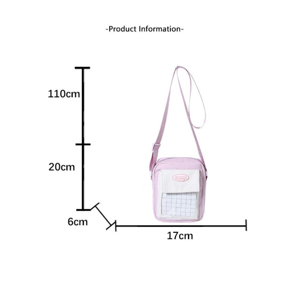 Olini กระเป๋าตุ๊กตา, PVC Uniform JK Kawaii Itabag, กระเป๋าสะพายกระเป๋าสะพายข้างกระเป๋าใส