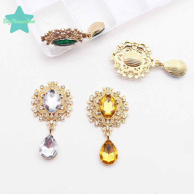 [BigHouseSea] คริสตัล Rhinestone เข็มกลัดอุปกรณ์เสริม DIY การ์ดเชิญงานแต่งงานแก้วไวน์ของขวัญกล่องสร้างสรรค์ตกแต่งเสื้อผ้าอุปกรณ์เสริมใหม่