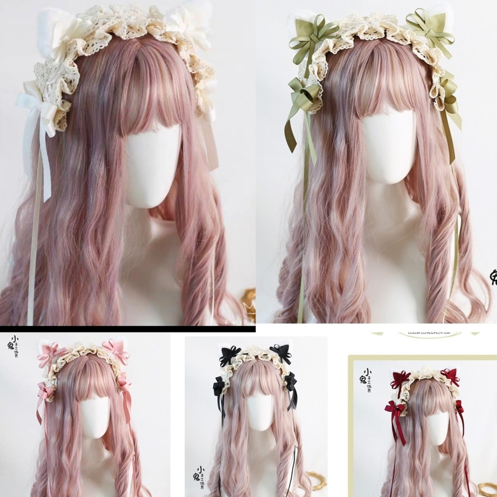 โบว์ Headwear ผู้หญิงญี่ปุ่น Lolita Headwear