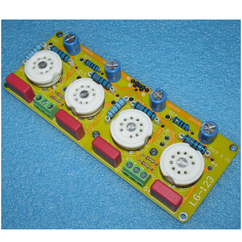 6P14 Tube Stereo Class AB Push Pull Power Amplifier Board 10W+10W Audio Power Tube Amp