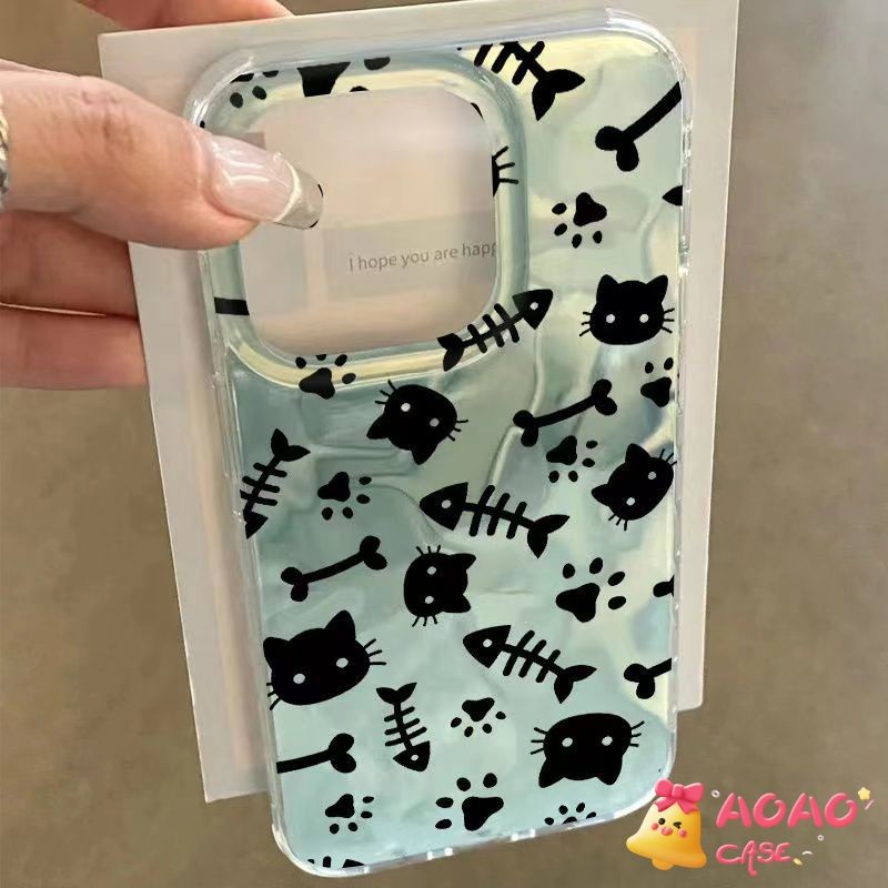 การ์ตูนแมวตลกกระดูกอ่อนนุ่ม เคสไอโฟน 7Plus 11 13 15 14 12 Pro Max 8 15 Plus X XS XR Max SE 2022