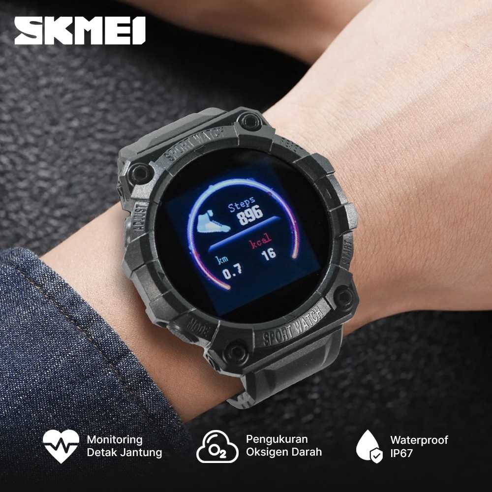 Skmei Smartwatch Sport Fitness Tracker Heart Rate - FD68S