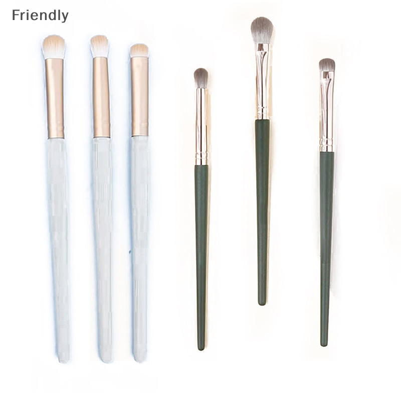[Friendly] ชุดแปรงแต่งหน้าตา 3 ชิ้นอายแชโดว์มืออาชีพผสมแปรงแต่งหน้าชุดบูติก