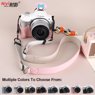 เคสฐานหนัง PU Canon EOS R50 R100 R10 กล้องป้องกันปลอกครึ่งอุ…