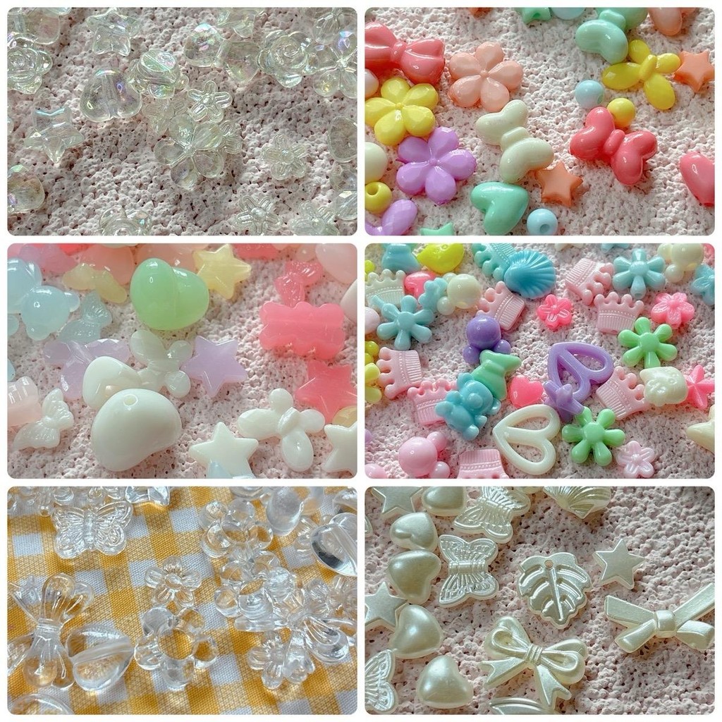 A129 ลูกปัดคละลาย คละสี ลูกปัดdiy
