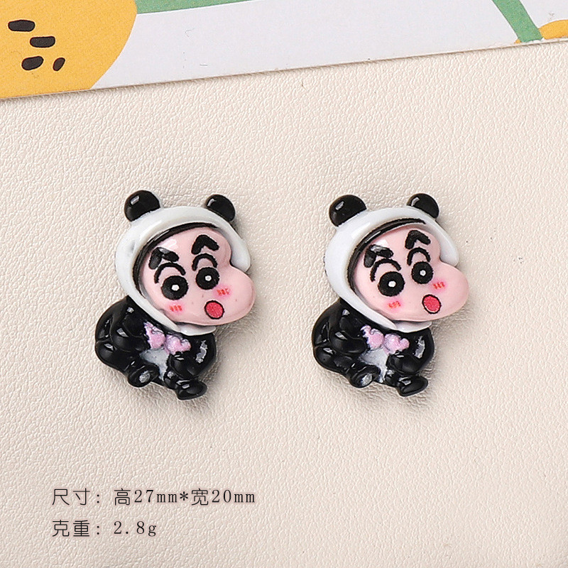 อุปกรณ์เสริมเรซิน DIY การ์ตูนอุปกรณ์เสริมก้นครีม Xiaoxin กิ๊บติดผมทำด้วยมือเคสโทรศัพท์หัวเข็มขัดรองเท้าชุดอุปกรณ์เสริม