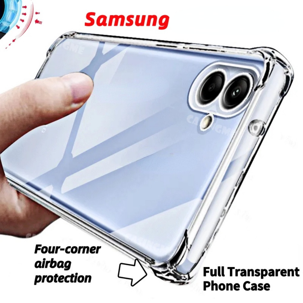 Samsung A06 2024 A06s ถุงลมนิรภัยล้างเคสโทรศัพท์สําหรับ Samsung Galaxy A06 A06s SamsungA06 06A s 4G 